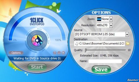 1CLICK DVD to IPOD 2.2.2.1 Portable by Boomer