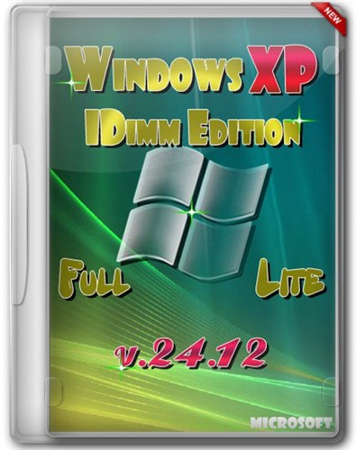 Windows XP SP3 IDimm Edition Full/Lite 24.12 RUS (VLK)