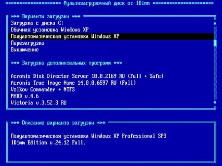 Windows XP SP3 IDimm Edition Full/Lite 24.12 RUS (VLK)