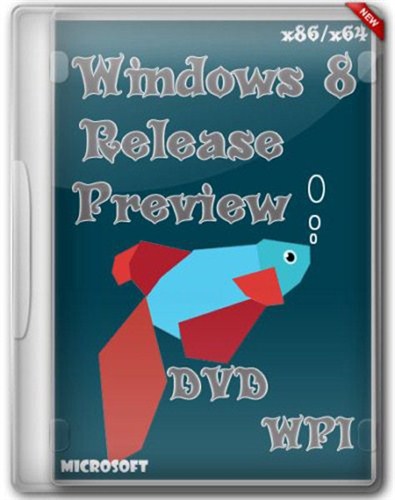 Microsoft Windows 8 Release Preview 32/64-bit DVD WPI 12.06.2012