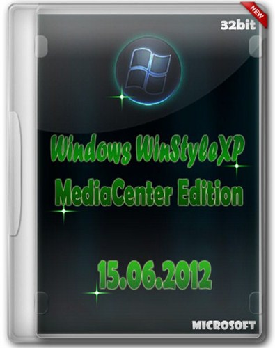 Windows WinStyleXP SP3 MediaCenter Edition 15.06.2012 (2012/Rus)