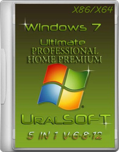 Windows 7 x86 x64 UralSOFT 5 in 1 v.6.8.12