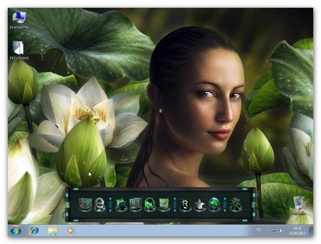 Windows 7 Ultimate AUZsoft Green v.19.12 (2012/Rus/x64)