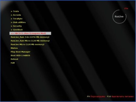 RusLiveFull DVD by NIKZZZZ 25/06/2012 Mod + Hiren'sBootCD 15.1 Mod Rus by lexapass+USB (10.07.2012)