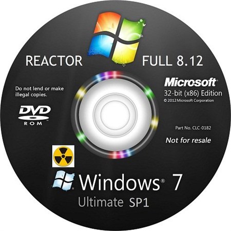 windows 7 ultimate REACTOR FULL 8.12 (x86/2012)