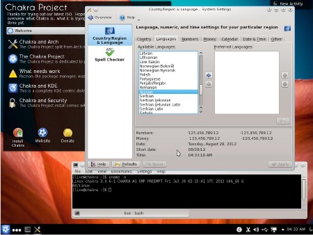 Chakra (Arch + KDE) 2012.9 [x86-64] (1xDVD)