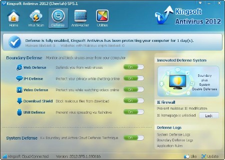 Kingsoft Antivirus 2012 SP5.1.090616