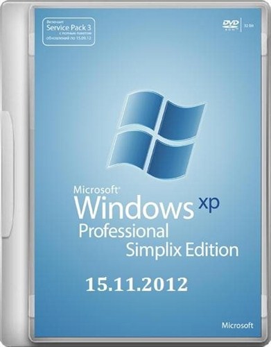 Windows XP Pro SP3 VLK Rus simplix edition (x86) 15.11.2012