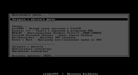  Recovery DiskSuite v2012.11 USB-  DVD (2012/RUS)