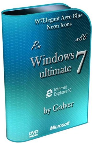 Windows 7 Ultimate x86 Ru AeroBlue by Golver 11.2012 (x86/RUS)