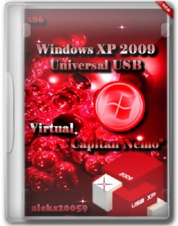 Windows XP 2009 Universal USB Virtual "Capitan Nemo"  aleks20059 (2012/RUS/ENG)