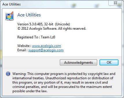 Ace Utilities 5.3.0 Build 485 Final