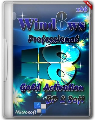 Windows 8 x86 Professional Gold Activation BP & Soft (2013/RUS)