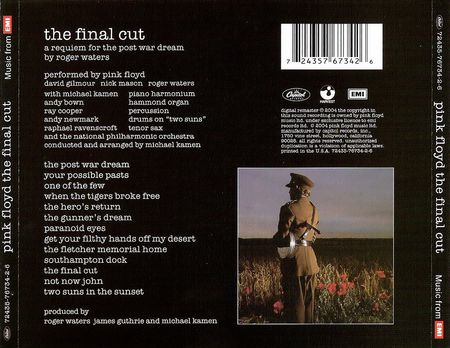 Pink Floyd - The Final Cut (1983) FLAC