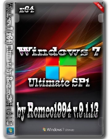 Windows 7 Ultimate by Romeo1994 v.9.1.13 (x64/2013/RUS)