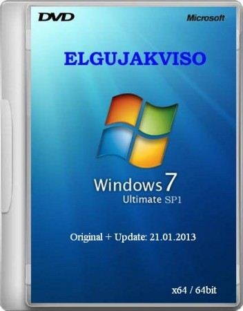 Windows 7 Ultimate SP1 x64 v.2 Elgujakviso Edition (02.2013/RUS)