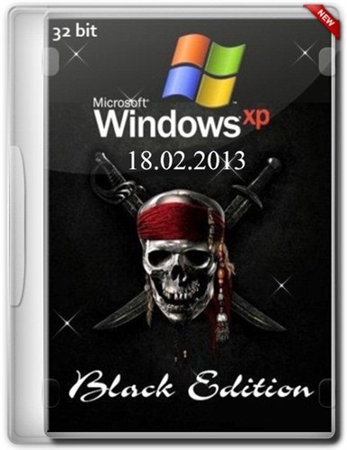 Windows XP Professional SP3 Black Edition 18.02.2013 (86/ENG/RUS)