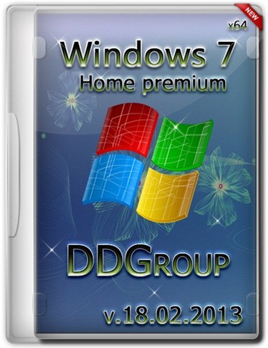 Windows 7 SP1 Home Premium x64 DDGroup v.318.02.13 (RUS/2013)