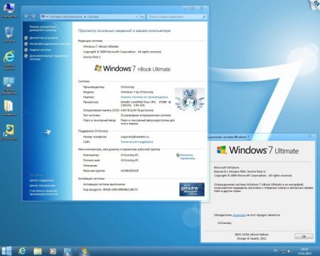 Windows 7 Ultimate Ru x86/x64 nBook IE10 by OVGorskiy 03.2013 1 DVD