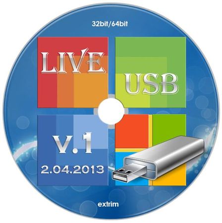 Live USB 1 x86/x64 2.04.2013 (ENG/RUS)