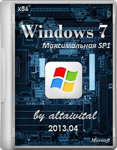 Windows 7  SP1 by altaivital 2013.04 (x86/RUS/2013)