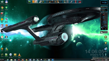 Windows 7 SP1 Ultimate Deep Space x64 v2.P12 (2013/RUS)