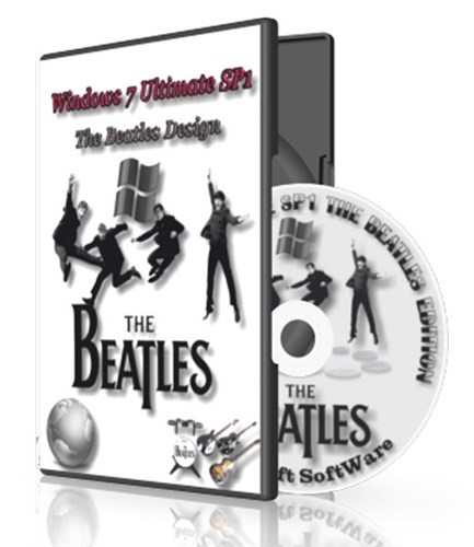 Windows 7 Ultimate SP1 The Beatles Design By StartSoft 23-24 (x86/x64)