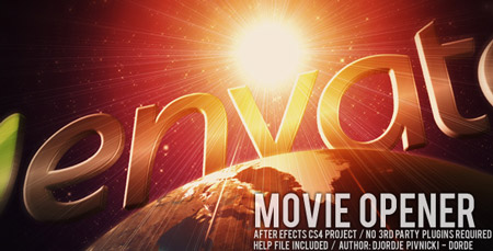 Footage - VideoHive Movie Opener After Effects Project