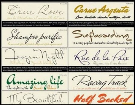 Fonts - Various Exclusive Fonts