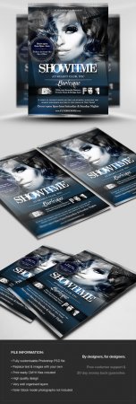 PSD - Showtime Flyer / Poster PSD Template