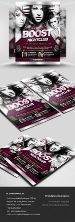 PSD - Maximum Boost Flyer/Poster PSD Template