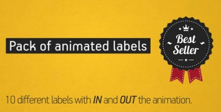 Footage - Animated Labels Pack - VideoHive After Effects Project