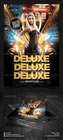 PSD - GraphicRiver - Deluxe Nightclub Flyer Template