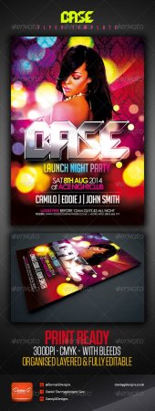 PSD - Base Nightclub Party Flyer Template