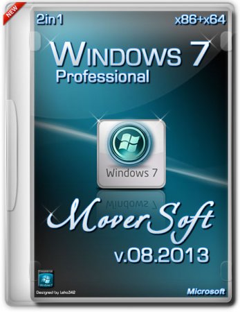 Windows 7 Pro SP1 x86+x64 MoverSoft v.08.2013 6.1 (RUS/2013)