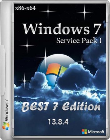 Windows 7 SP1 BEST 7 Edition Release v.13.8.4 (x86/x64/RUS/2013)