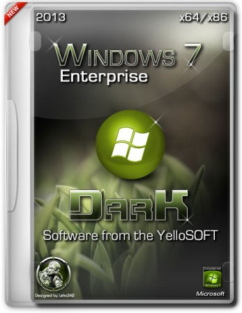 Windows 7 SP1 Enterprise Dark by YelloSOFT (x86/x64/2013/RUS)