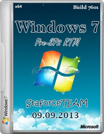 Windows 7 Build 7601 Pre-SP2 RTM DE-EN-RU StaforceTEAM 09.09.2013 (2013/x64)