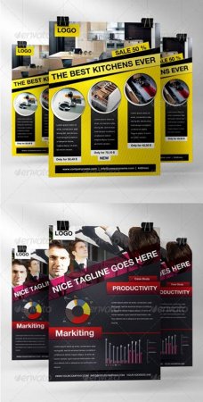 PSD - Business Flyers Set