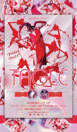 PSD - Tagle Party Flyer Template