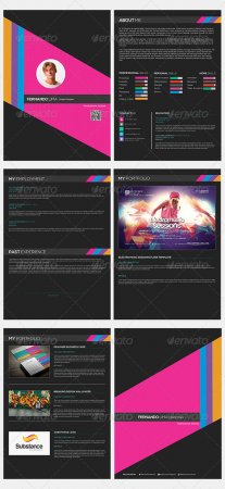 PSD - Creative Resume 001  