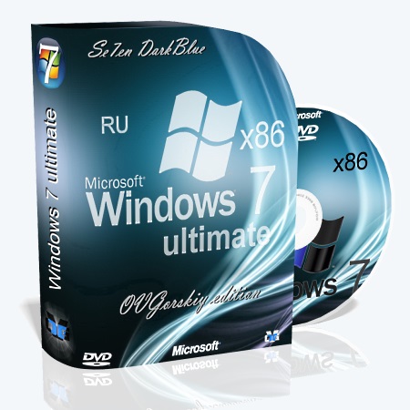 Microsoft Windows 7 Ultimate SP1 7DB by OVGorskiy 10.2013 (RUS/x86)