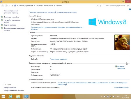 Windows 8.1 Professional & Office 2013 Professional Plus v.4.13 Ducazen (x64/2013/RUS)