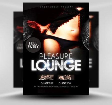 PSD - Pleasure Lounge Fyer Template