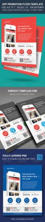 PSD - Modern App Flyers