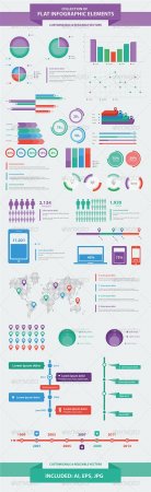 Flat Infographic Elements Collection v2.0