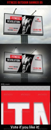 Fitness Outdoor Banner 05