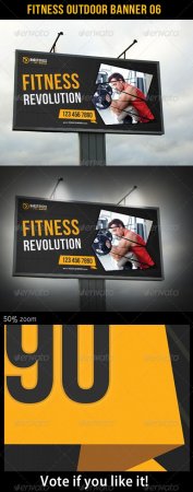 Fitness Outdoor Banner 06