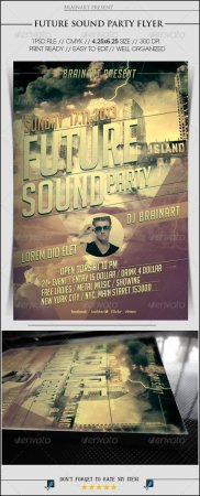 Future Sound Party Flyer