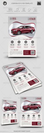 Car Rental Flyer Template